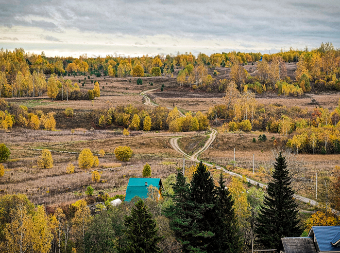 Осень в Изборске