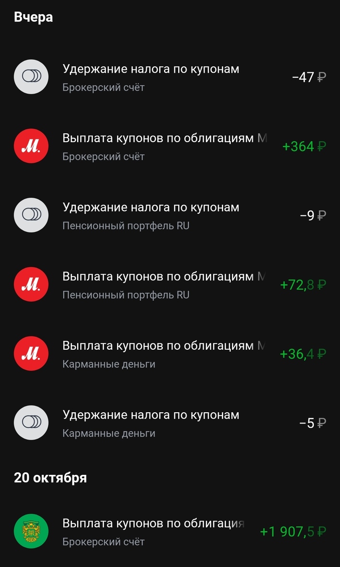 Купоны. Дивиденды Лукойла