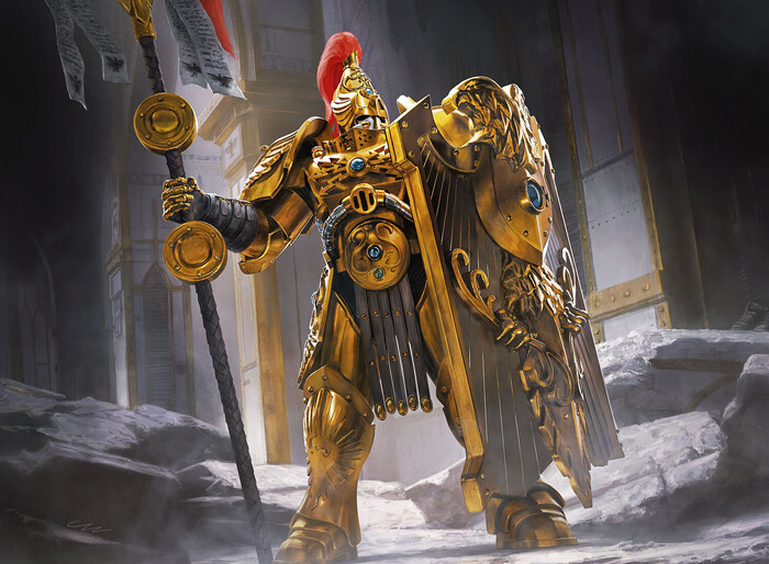 Vexilus Praetor , ArtStation, Wh Art, Warhammer 40k, Imperium, Adeptus Custodes, , Magic: The Gathering