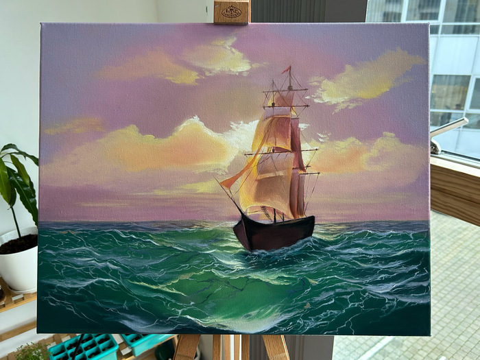 Третья работа маслом