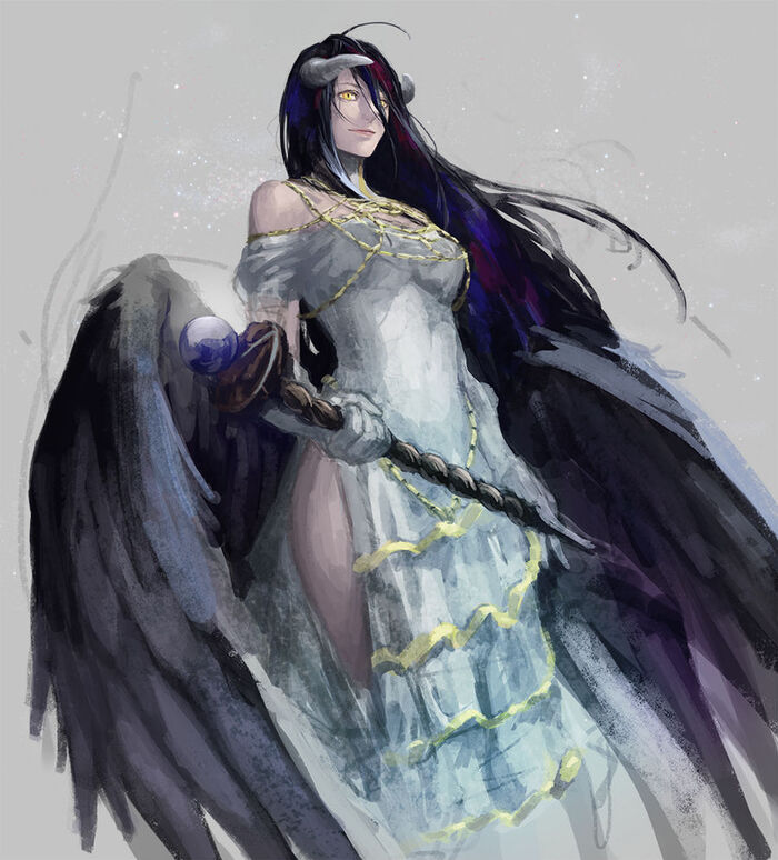  , , Anime Art, Overlord, Albedo (Overlord), ,   