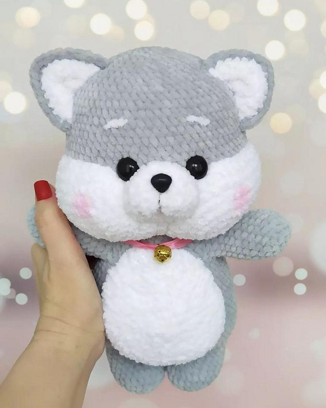 Подборка схем вязания "Плюшевые собачки" крючком