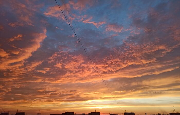 Закат в Томске