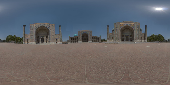 Площадь Регистан Узбекистан, Самарканд, Панорамная съемка, HDR, Хочу критики, Фотография