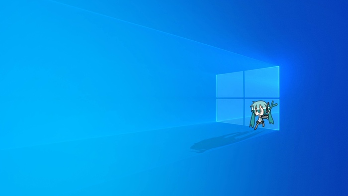 Ответ на пост «Обои для рабочего стола» Windows 10, Обои на рабочий стол, Hatsune Miku, Аниме, Ответ на пост