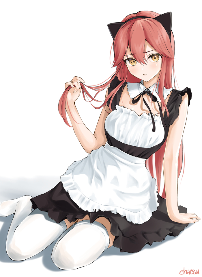 Maid Liliya , Anime Art, Original Character, Chaesu, , 