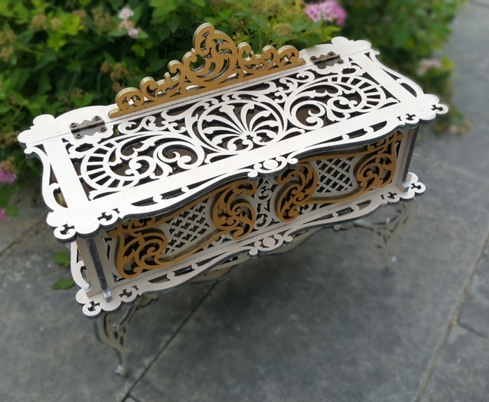 Шкатулки лазером | Пикабу