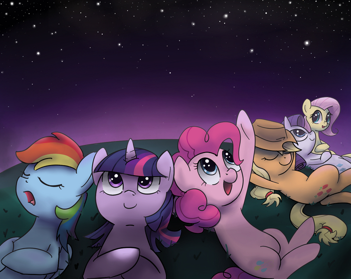    My Little Pony, Twilight Sparkle, Rarity, Rainbow Dash, Fluttershy, Pinkie Pie, Applejack