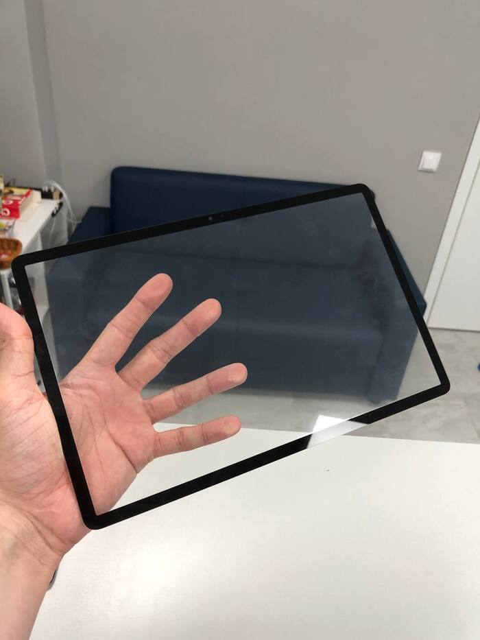 Замена стекла на Samsung Galaxy Tab S7 FE. Повышенный уровень сложности) Рукожоп, Samsung, Galaxy tab, Замена стекла, Переклейка, Ремонт техники, Планшет, Длиннопост