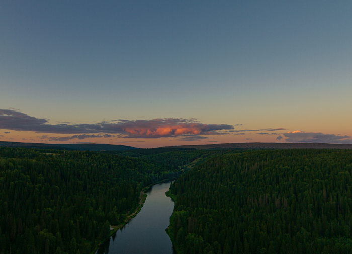 Закат над Усьвой