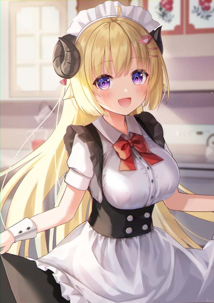 Anime Art , Anime Art, Hololive, Tsunomaki Watame, 