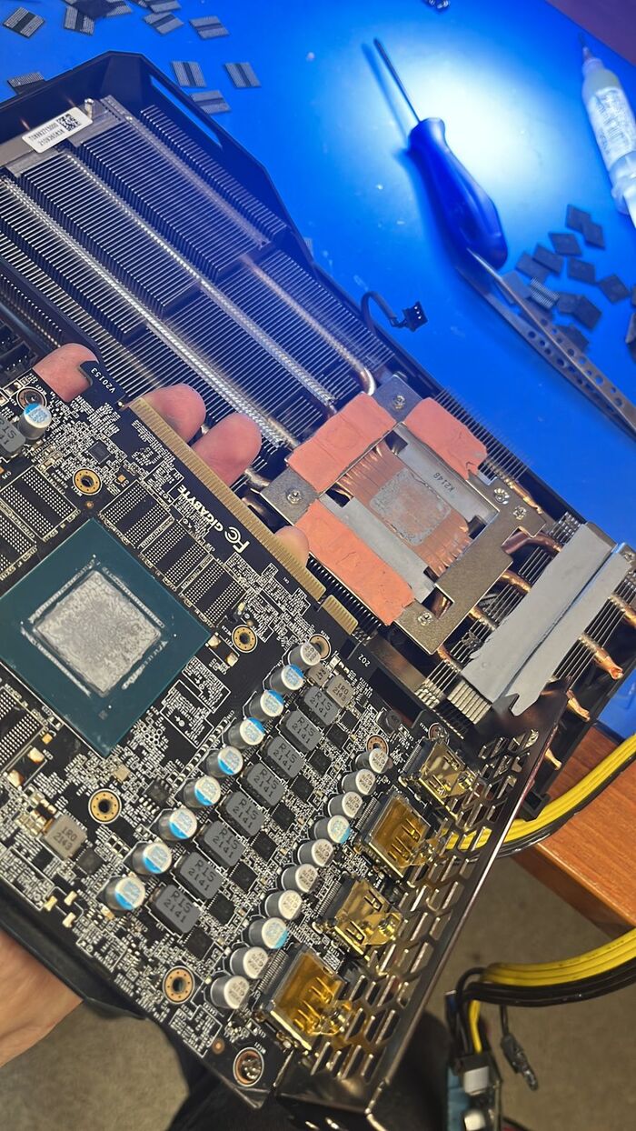 Брак с завода rtx 3060 ti или умысел? Видеокарта, Компьютер, Клиенты, Компьютерная помощь, Ремонт, Ремонт видеокарт, Производственный брак, Длиннопост