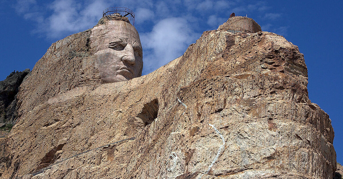 сша. гора рашмор в сша. мемориал неистового коня. неистовый мир. неистовый мир.