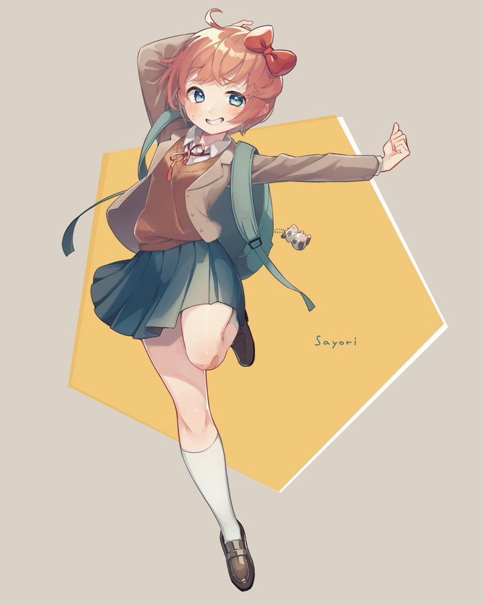  Anime Art, , Doki Doki Literature Club, Sayori,  