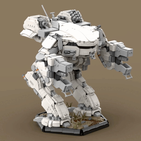   LEGO, 3D , , , 3D , Battletech, Mechwarrior, 