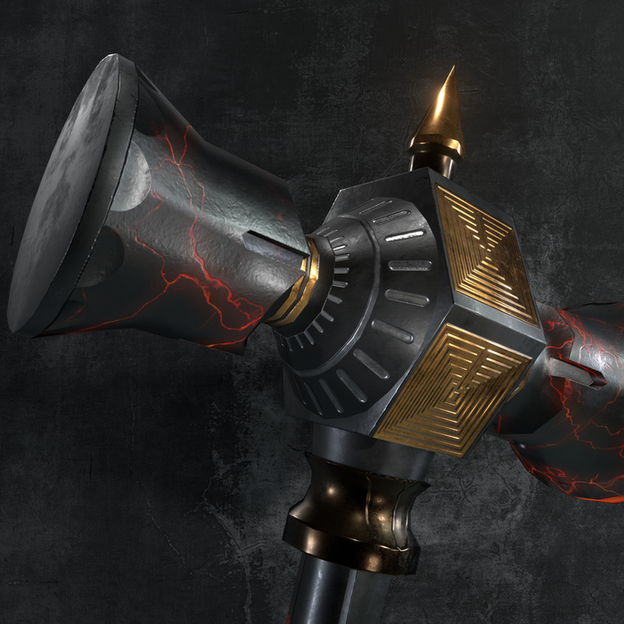 Hammer of Hephaistos -   (3 ) 3D , Blender, Gamedev, Game Art, Assassins Creed Odyssey, The Elder Scrolls V: Skyrim, , , Melee, , Gameready, 