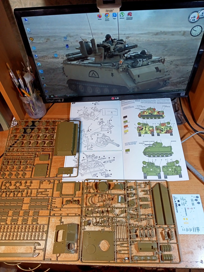 M163 VADS (1/35 Italeri).     , ,  , , ,  ,  ,   , ,  , , , ,  , , , , , , M163 Vulcan Air Defense System (vads)