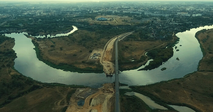 Строительство нового моста под Бобруйском Республика Беларусь, Бобруйск, Стройка, Мост, Березина, История, Дорога, Транспорт, Видео, YouTube, Длиннопост