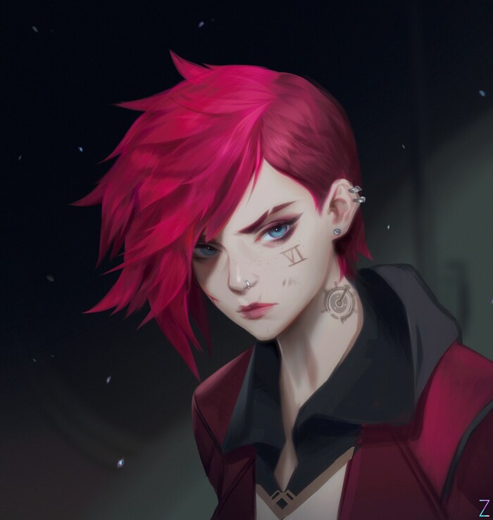  , ArtStation, , League of Legends, Jinx, VI,  , Arcane, Zeronis, 