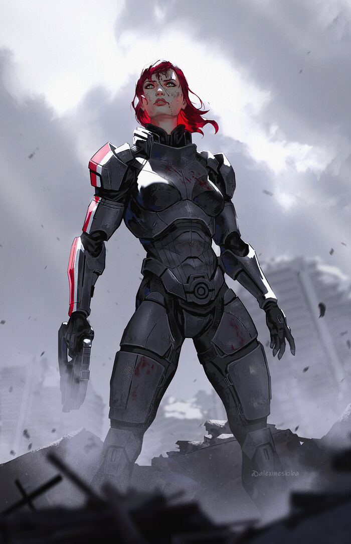 Shepard , ArtStation, , Mass Effect