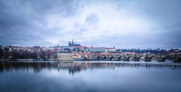 Пражский град Мобильная фотография, Прага, Чехия, Пейзаж, Архитектура