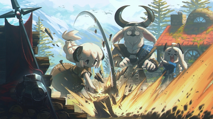 Колем дрова