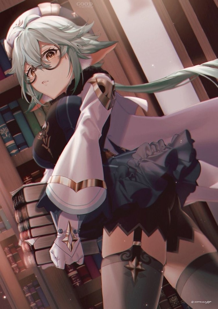  Anime Art, , , Genshin Impact, Sucrose, Animal Ears