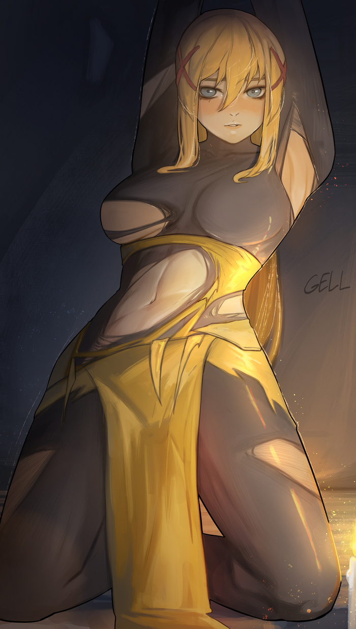   Anime Art, , Konosuba, Darkness