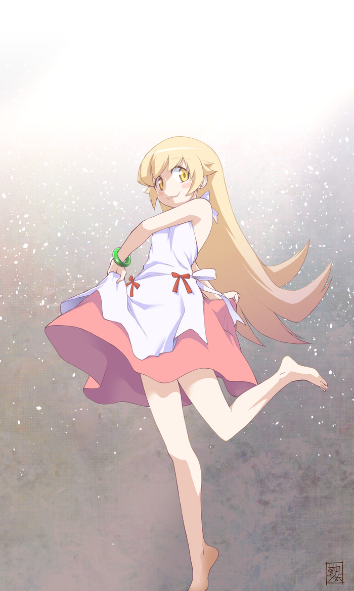    Monogatari series, Shinobu Oshino, Anime Art, 