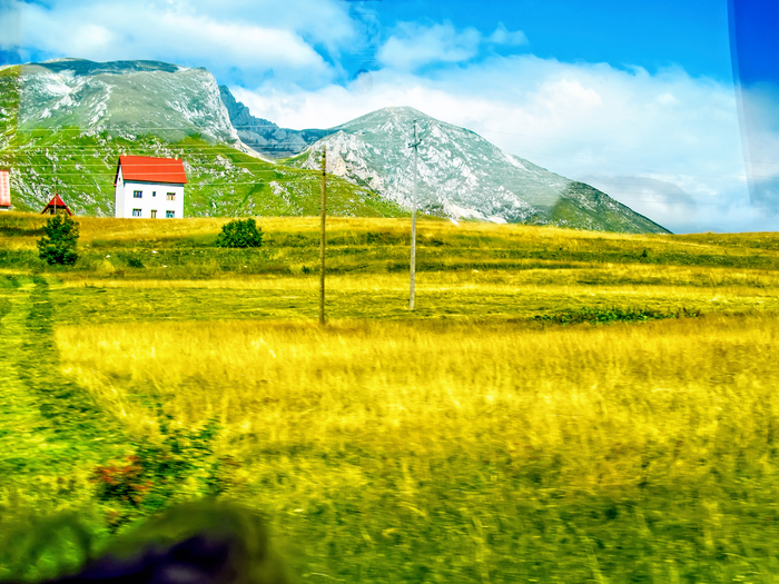 Черногория из окна автобуса Путешествия, Черногория, Фотография, Ландшафт, Пейзаж, Горы, Красота, Длиннопост