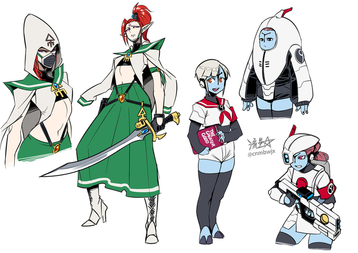  -   Cnmbwjx, , Anime Art, , Wh Art, Wh humor, Warhammer, Warhammer 40k, Imperium, Eldar, Tau, ,  63, , , 