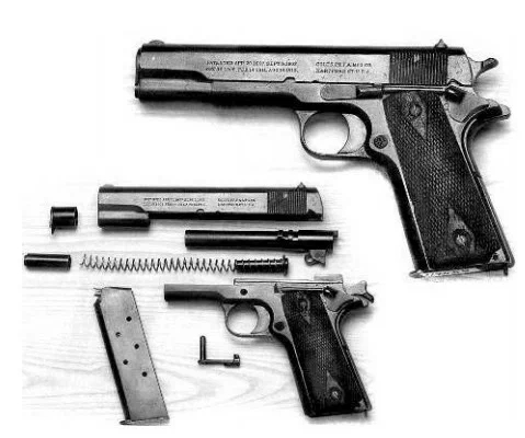Пистолет Colt М1911 Оружие, Кольт, 1911, Длиннопост