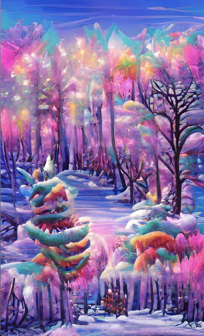 «Зимний лес» | Пикабу