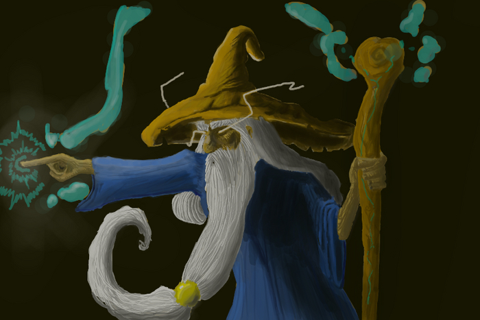 "Волшебник в разгаре боя"