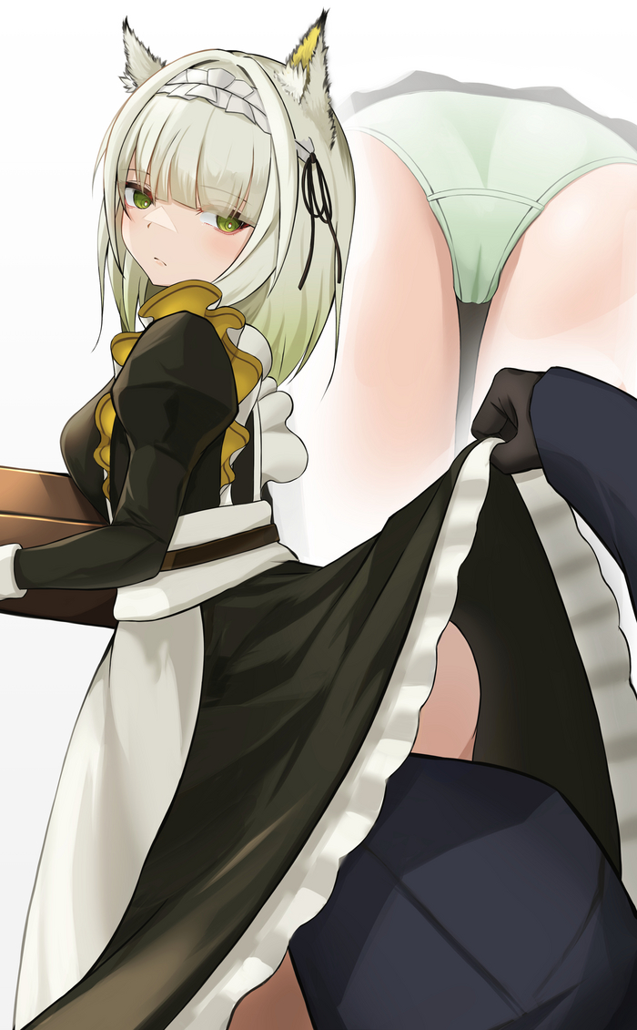 Kal'tsit Anime Art, , Arknights, Animal Ears, Kaltsit, Doctor (Arknights), 