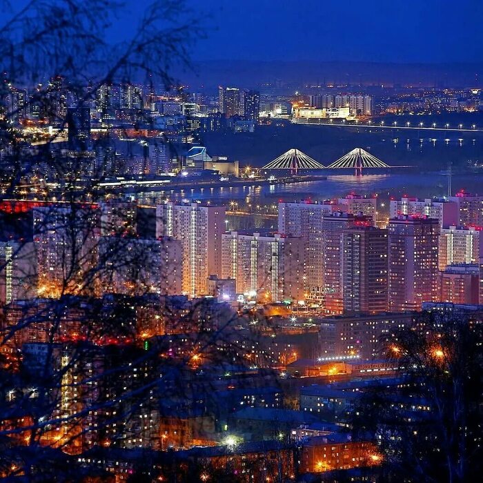 Ночной Красноярск