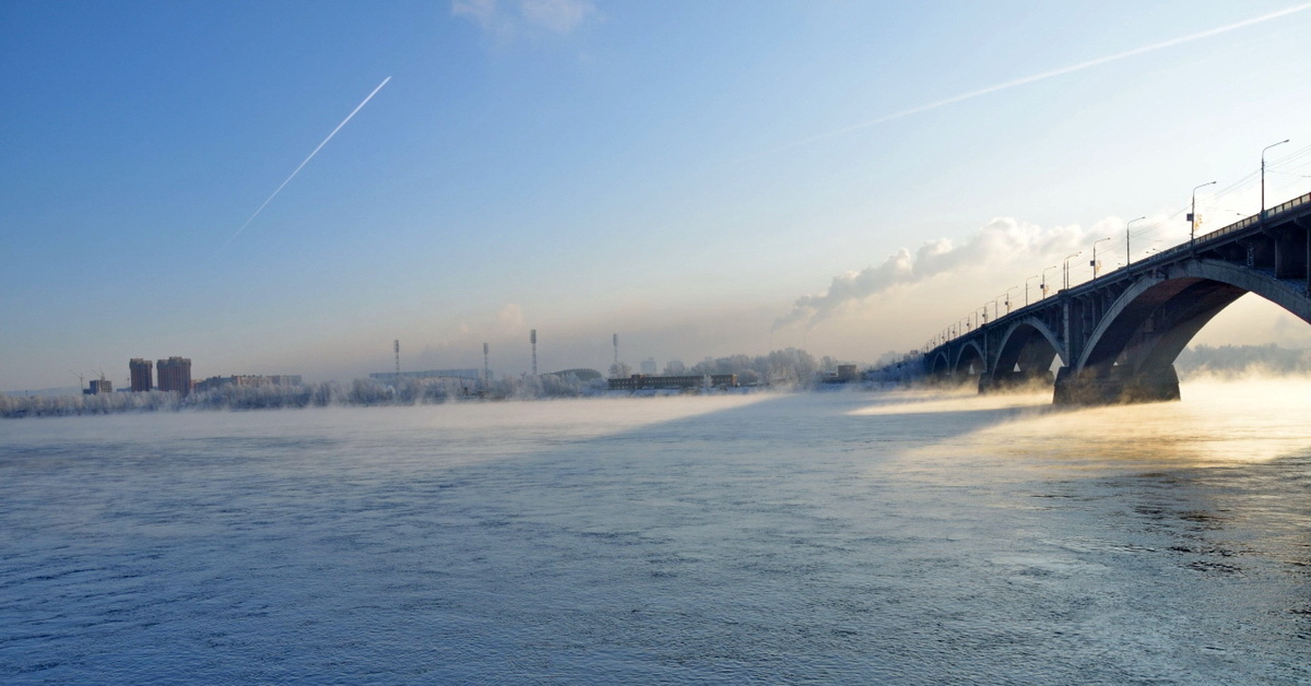 Красноярск зимой фото