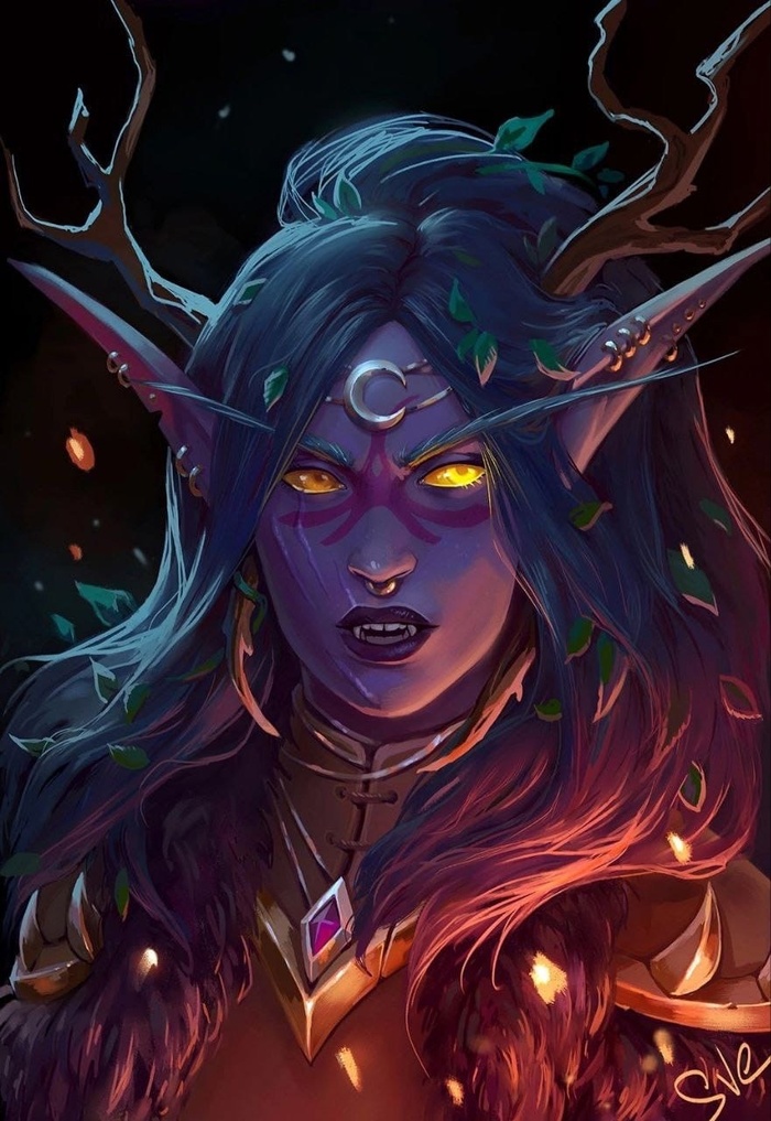 Druid by Svelien , Game Art, World of Warcraft, Warcraft, , Blizzard
