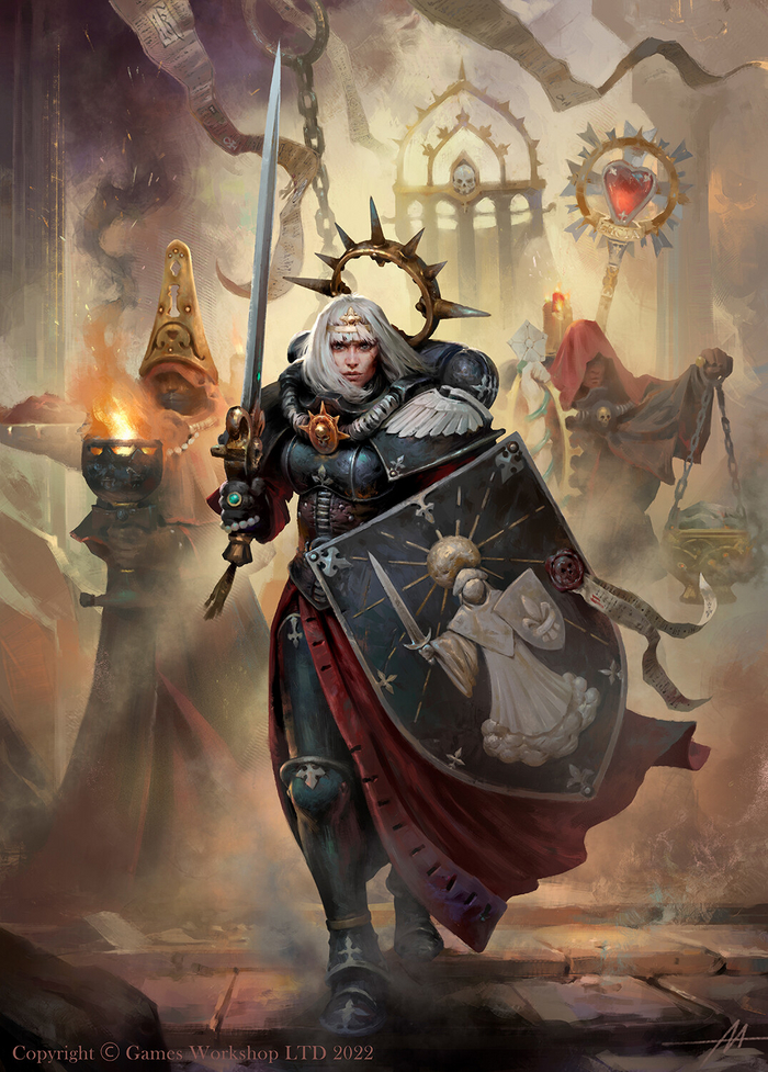    Wh Art, , Warhammer 40k, Adepta Sororitas, , Warhammer