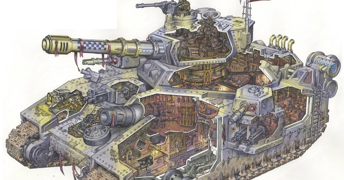 Танк Baneblade Warhammer 40000