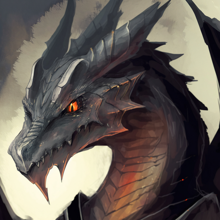 Dragons portrait 2D, , , ,  , DeviantArt, Digital,  , , 