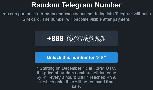 Telegram  SIM-:     , Telegram, Ton, 