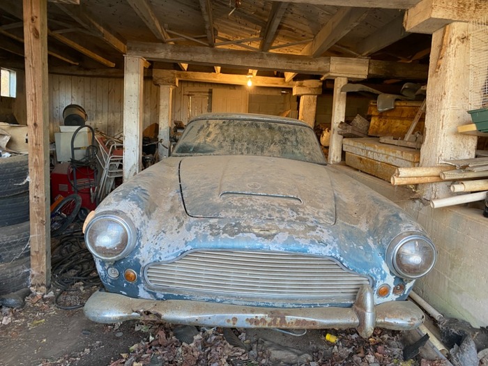 Классический Aston Martin, простоявший в сарае 30 лет, продают за $327 000 Фотография, Редкие авто, Находка, Длиннопост