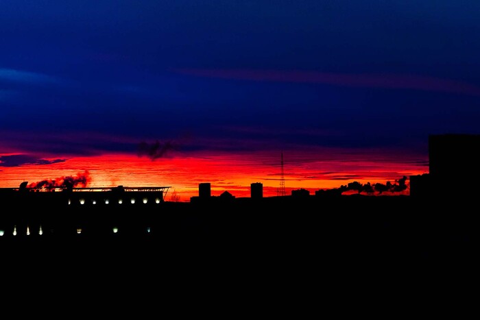 Закат в Уфе от 10 декабря 2022