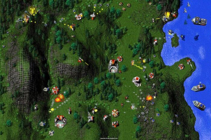 Я тут игру новую купил. Total Annihilation называется)