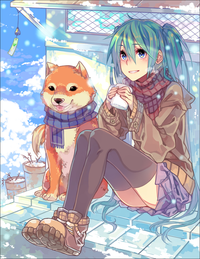     ,   , , Anime Art, Hatsune Miku, Vocaloid, 