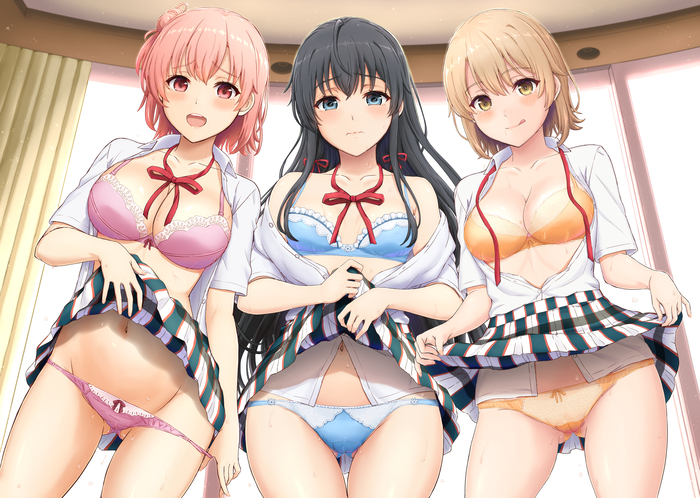 Hot trio , Anime Art, , Oregairu, Isshiki iroha, Yuigahama Yui, Yukino Yukinoshita,  , , ,  , , 