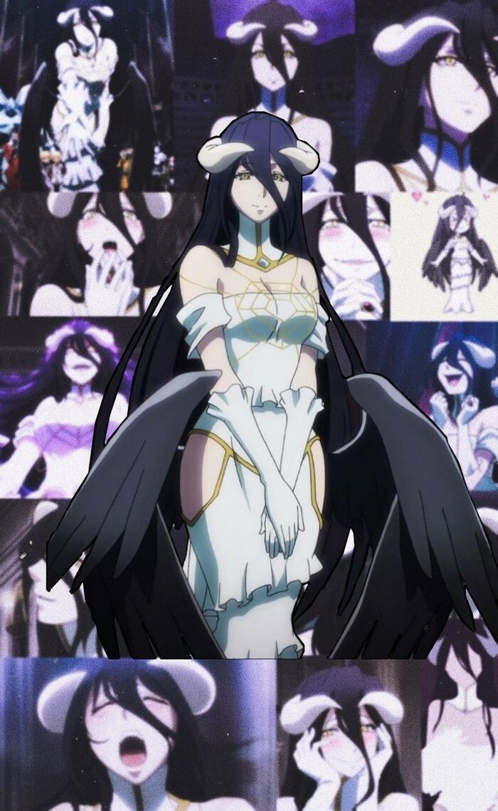   Anime Art, , Albedo (Overlord), Overlord