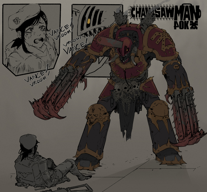 - Warhammer 40k, Chainsaw Man, , , 