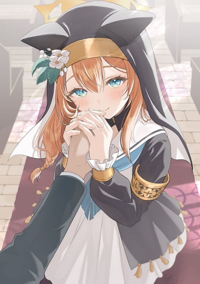      , Anime Art, ,   , Blue Archive, Iochi Mari
